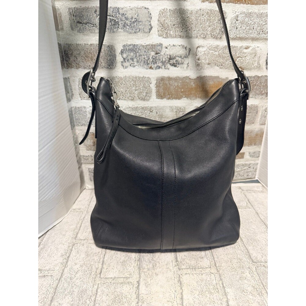 Vintage Coach Legacy Slim Duffle Bag Black #9188